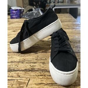 Abound Women’s Size 7.5 Black Neely Platform Sneakers